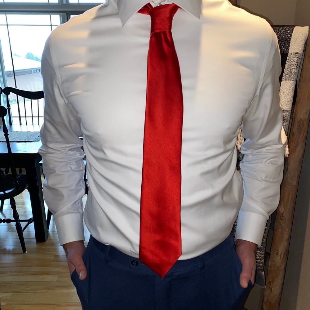 John Ashford Red Tie